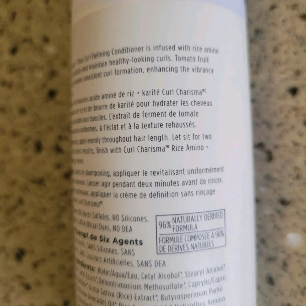 3 Briogeo Curl Charisma Rice Amino + Shea Curl Defining Conditioner Curly Hair